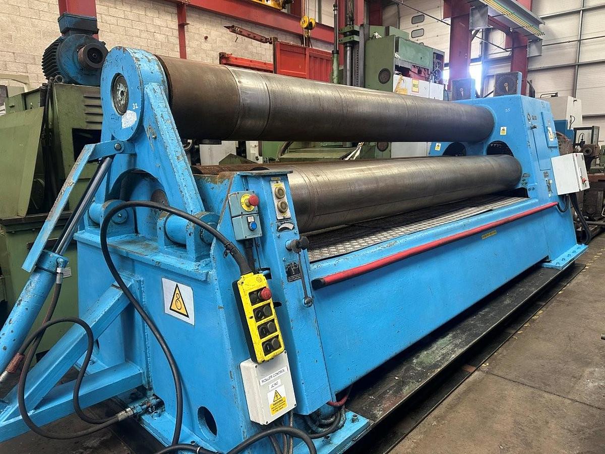 Used Roundo PS340 3000 mm Hydraulic Double-Pinch Plate Bending Rolls