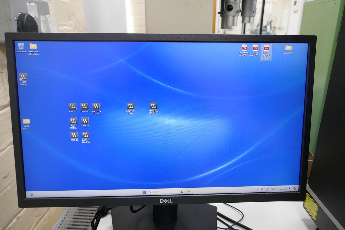 Used Needham N-Lase Desktop Pro 20W MOPA Fibre Laser Marking System