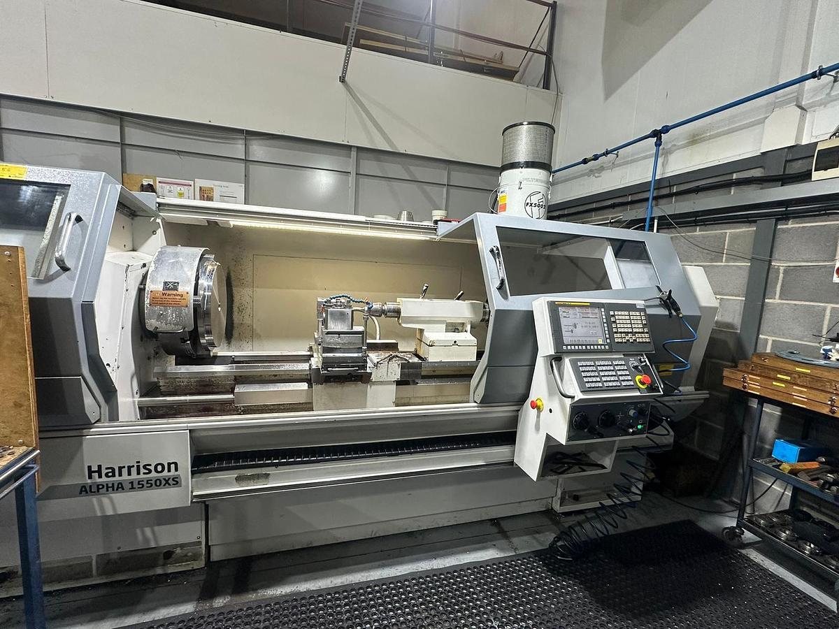 Used Harrison Alpha 1550 XS Manual / CNC Lathe