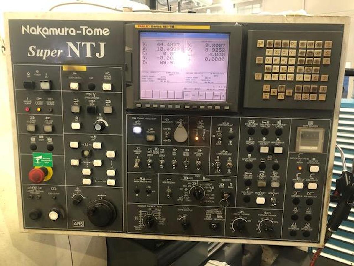 Used Nakamura-Tome Super NTJ 9-Axis Turn/Mill Centre