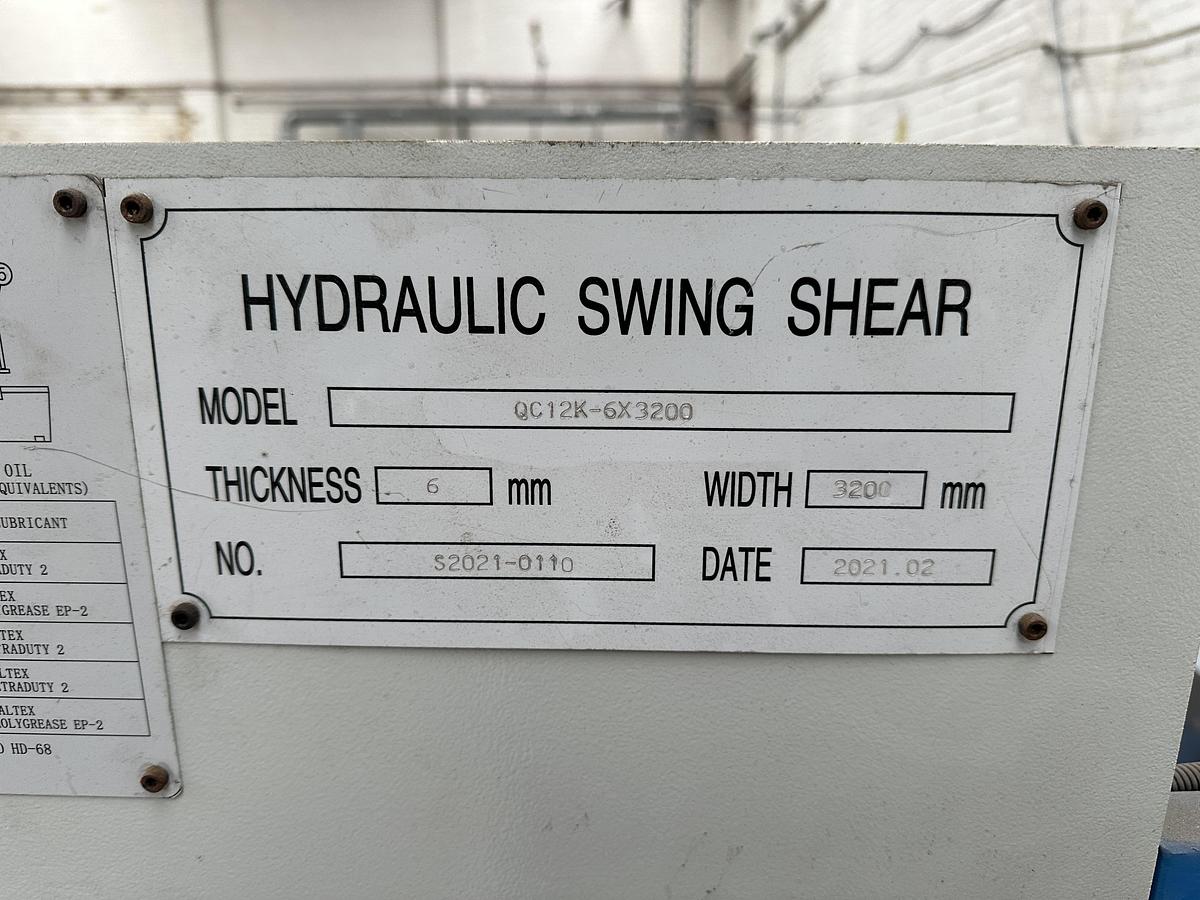Used QC12K – 6 X 3200 Guillotine