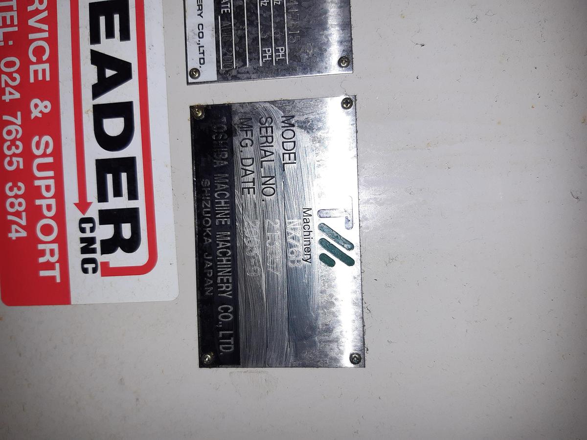 Used Toshiba NX76B Horizontal Machining Centre (2003)