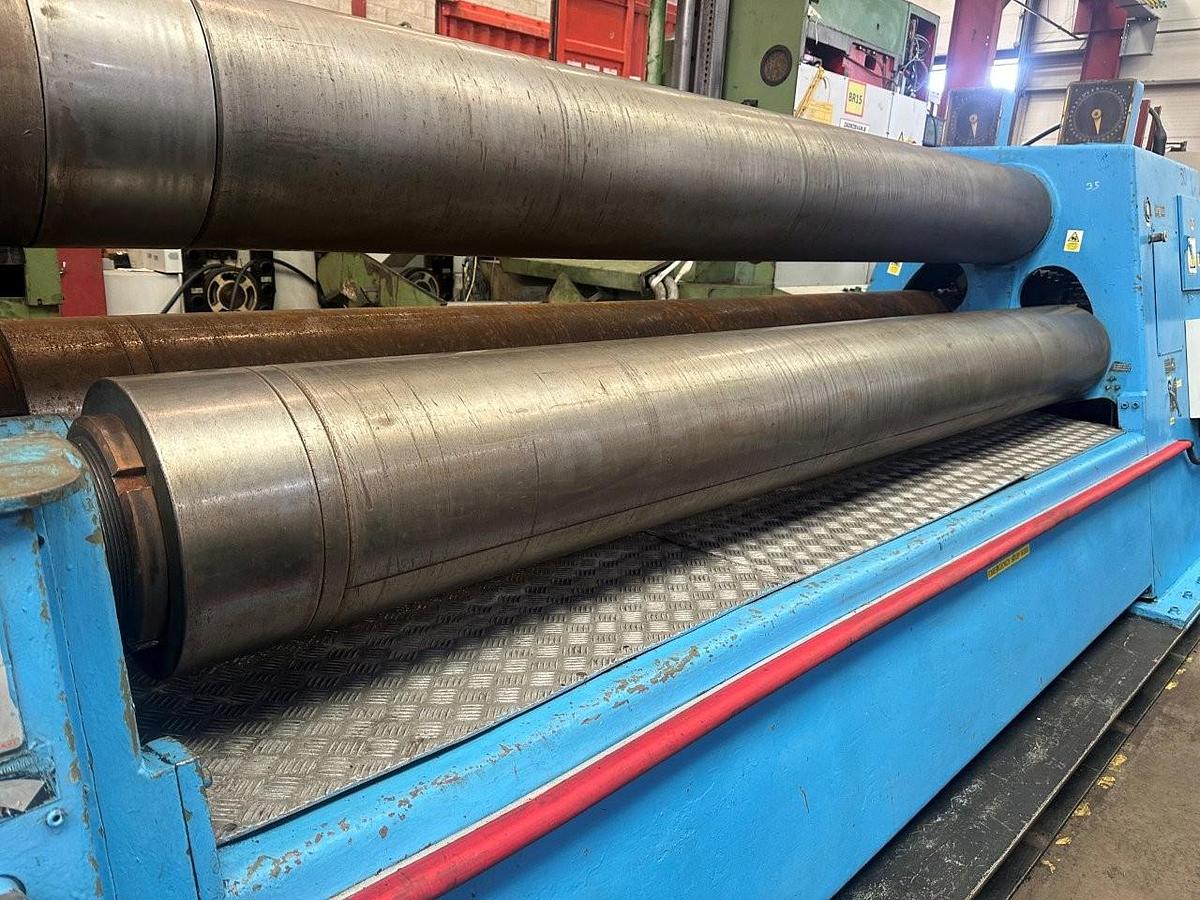 Used Roundo PS340 3000 mm Hydraulic Double-Pinch Plate Bending Rolls