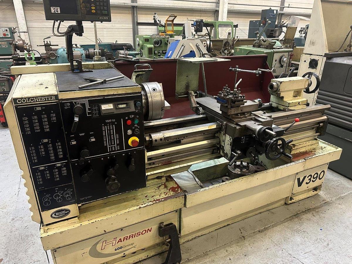 Used Harrison V390 Vari Speed Lathe