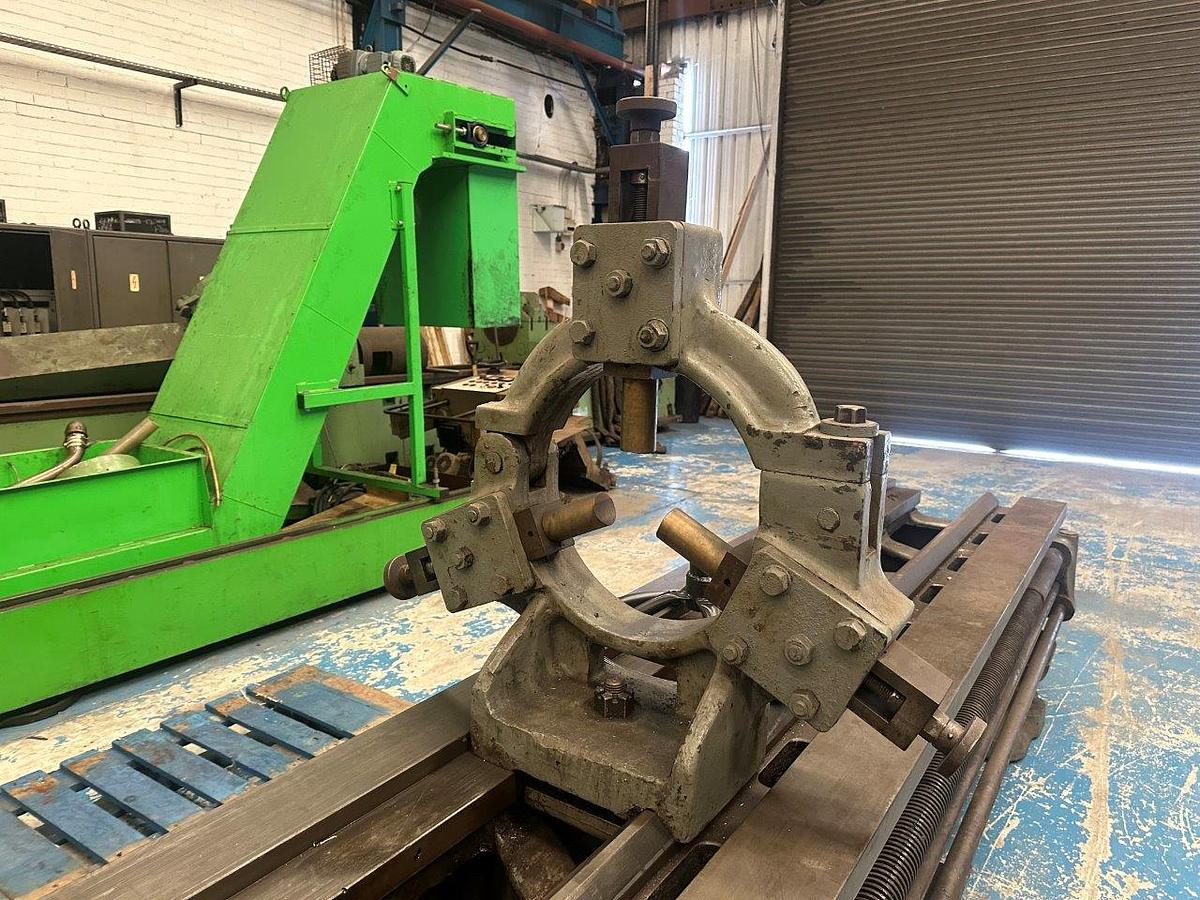 Used Lang 28″ x 200″ Gap bed Centre Lathe
