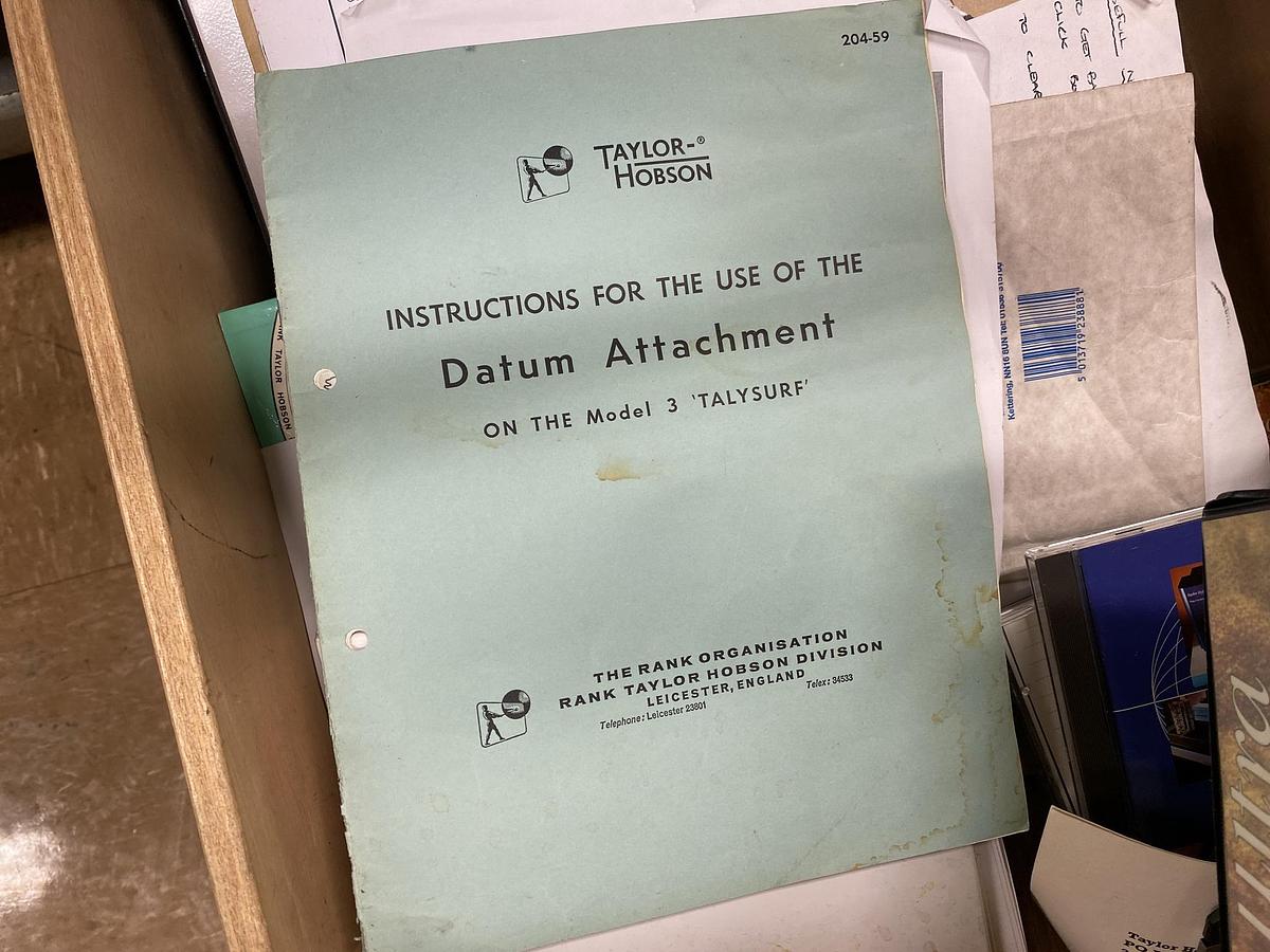 Used Talyor Hobson Talysurf Surface Gauge