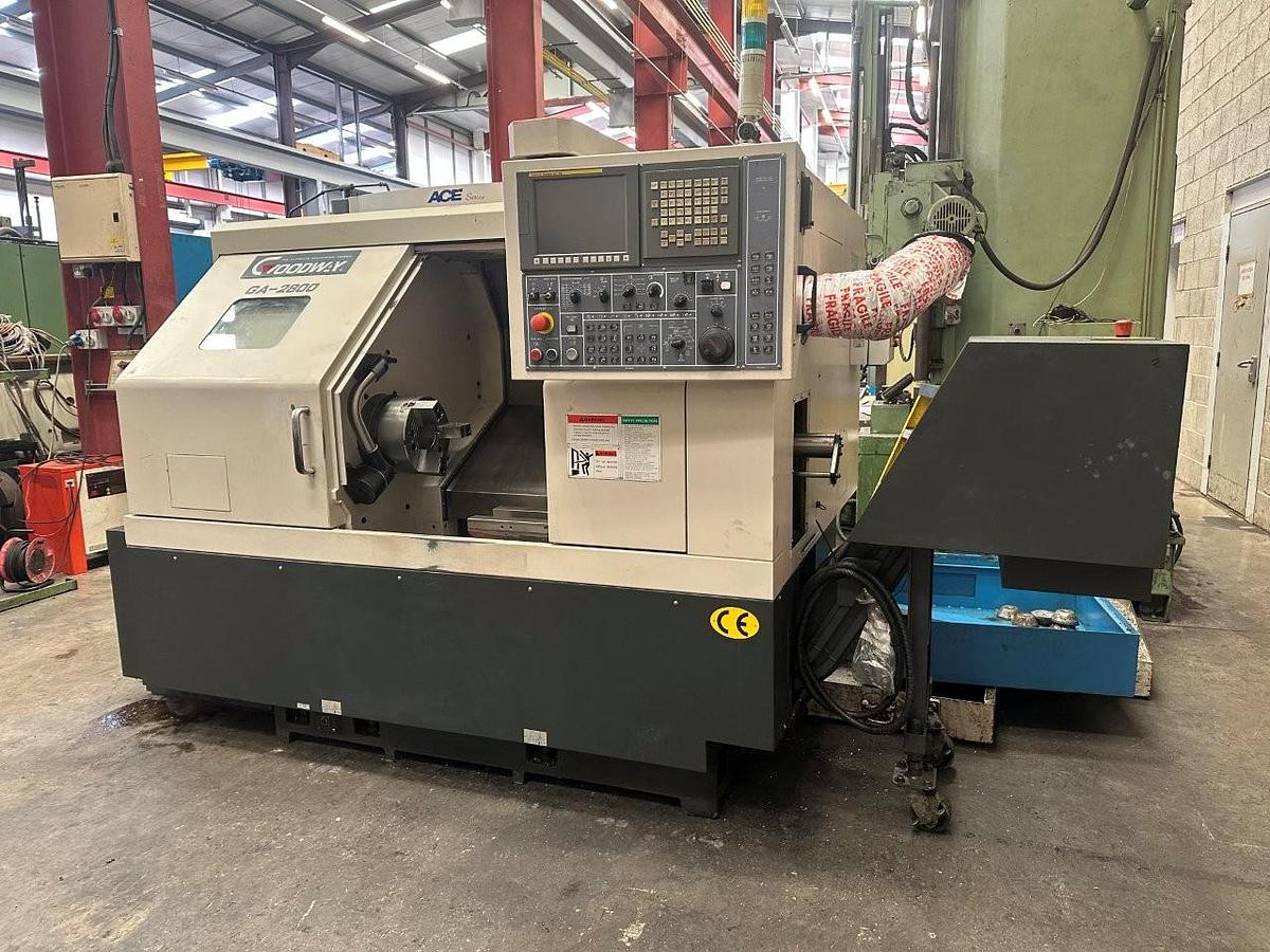 Used Goodway GA-2800 CNC Lathe (2007)
