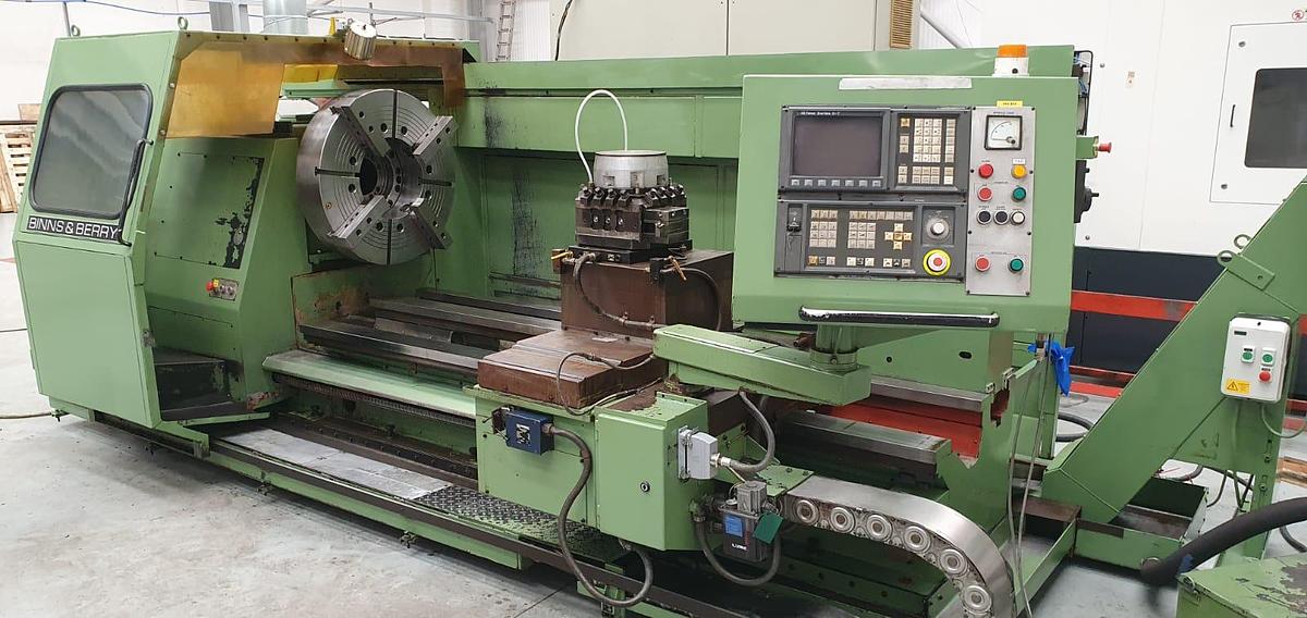 Used Binns & Berry Data 2000mm CNC Lathe