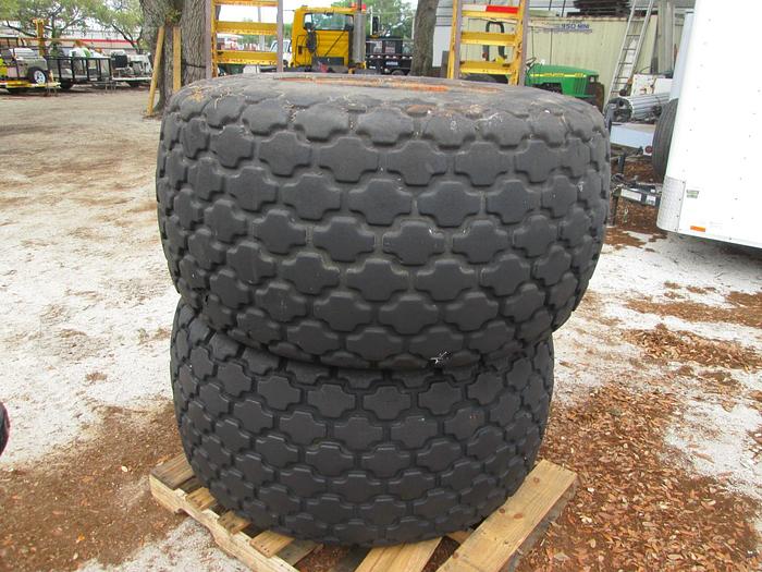 Used Firestone Turf Tires 28L-26 On 25" Rim