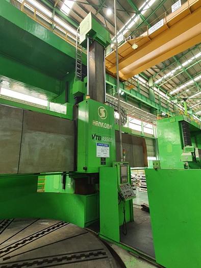 Used Lathe Vertical Turning CNC Hankook VTB 4550E