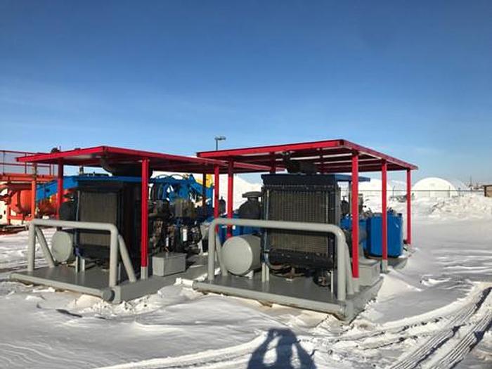 Used (2) NOV Triplex Well Service Pumps