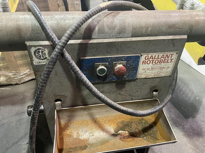Used “USED” GALLANT ROTOBELT DUAL 4″ X 14″ BELT GRINDER
