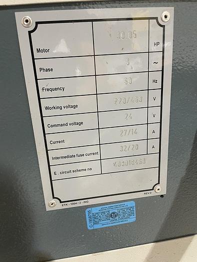 Used “USED” DURMA PBH 80 Profile Bending Machine