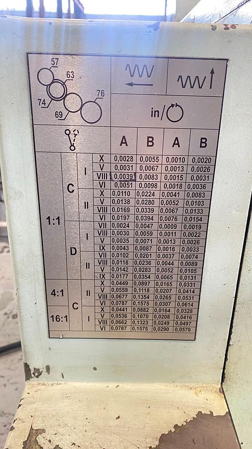 Used (1) "ONLY" USED STANCO MODEL IM63H-3 LATHE