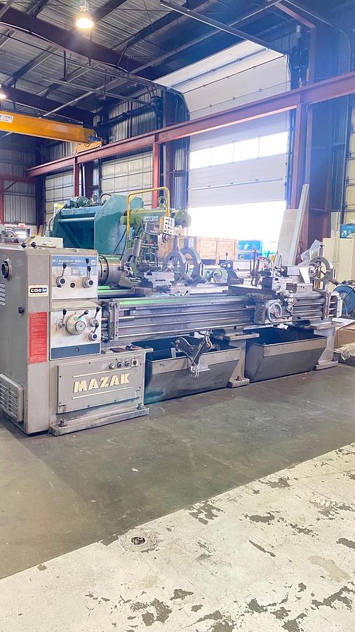 Used (1) "ONLY “USED” MAZAK MODEL 20 x 96" HEAVY-DUTY HIGH-SPEED PRECISION LATHE