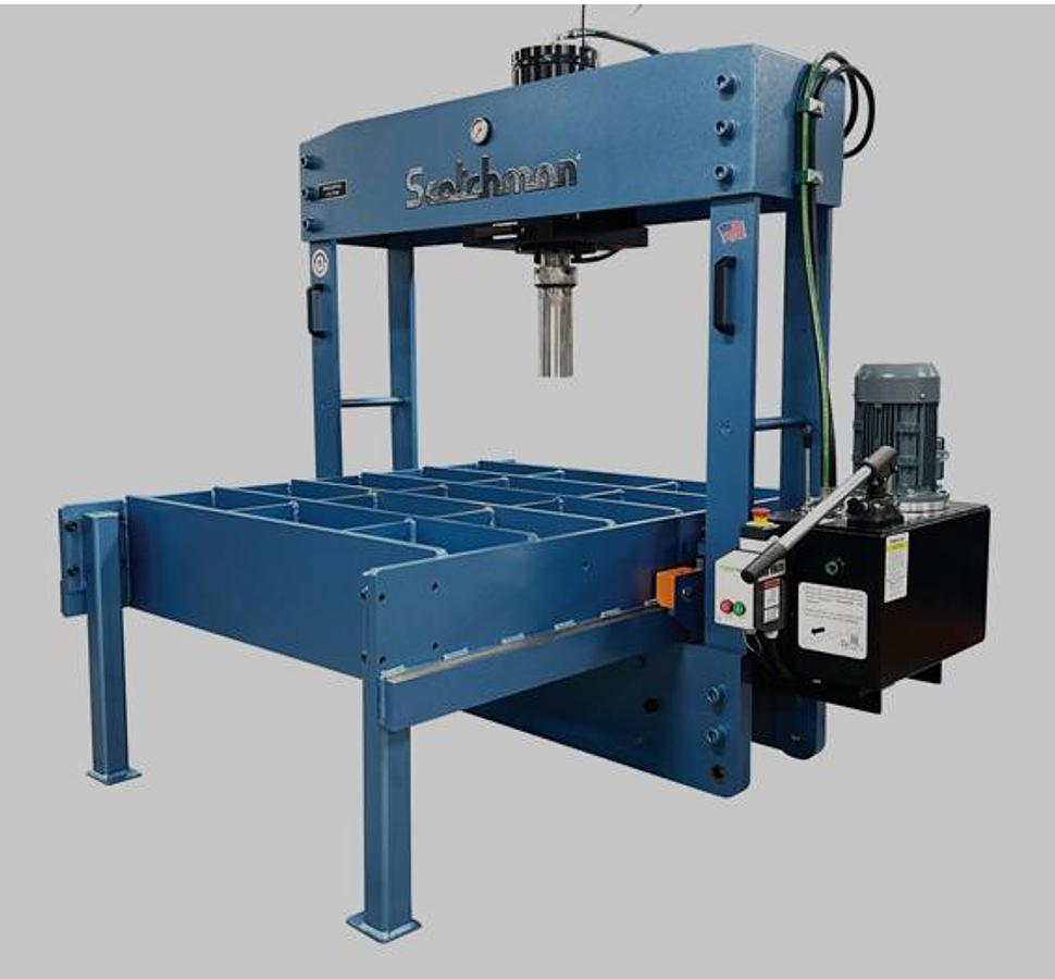 NEW SCOTCHMAN 110-TON WIDE-FRAME 110W MT HYDRAULIC STRAIGHTENING PRESS PRO