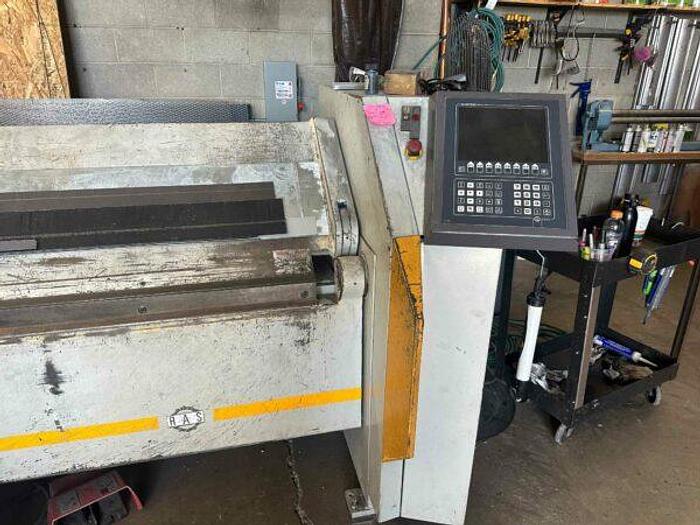 Used 16 Gauge x 10′ RAS Turbobend CNC Folding Machine, 2002