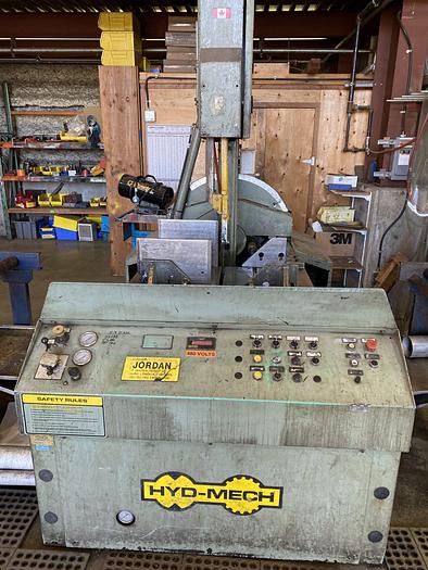 Used HYDMECH V-18 Semi Automatic Vertical Band Saw