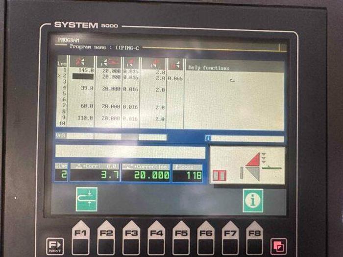 Used 16 Gauge x 10′ RAS Turbobend CNC Folding Machine, 2002