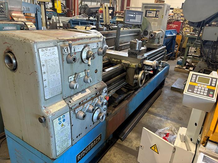 Used "ONLY" USED MODERN MODEL C6256 x 2000 20x80 GAP BED LATHE