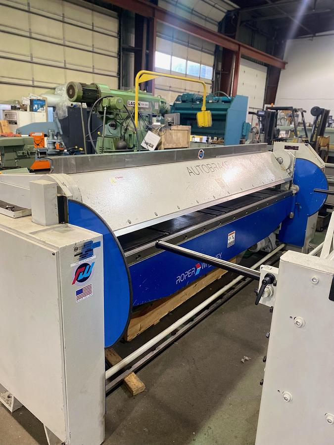 Used ONLY “USED” ROPER WHITNEY MODEL AB1014K FOLDING MACHINE