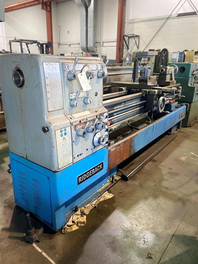 Used (1) "ONLY" USED RIDGEBACK MODEL 20X80 LATHE