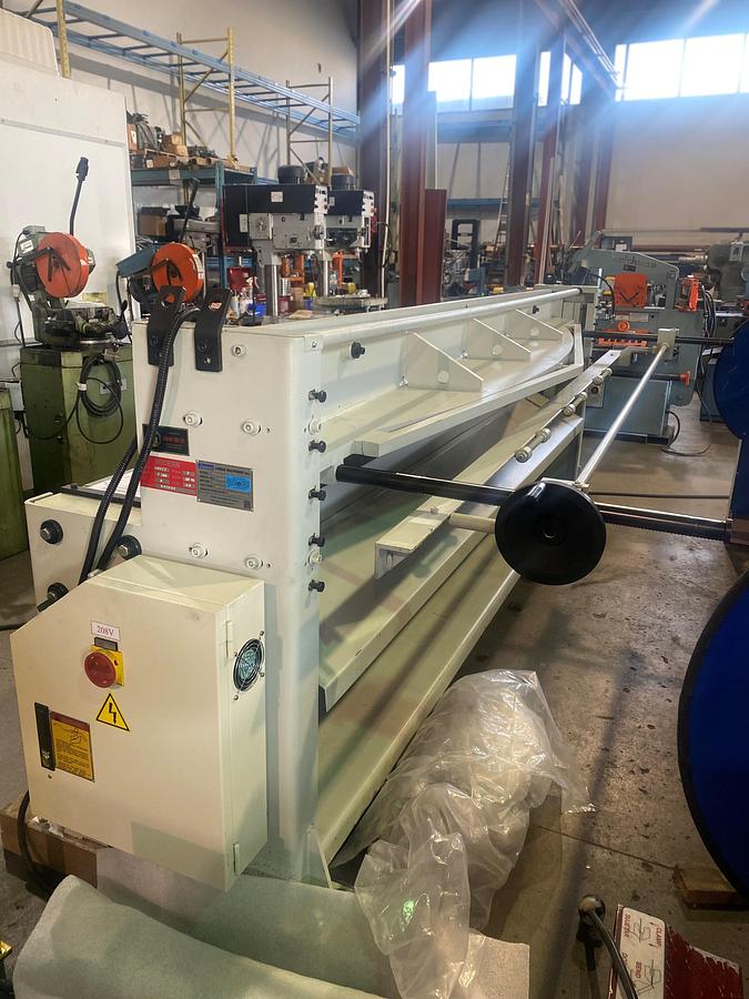 NEW MODERN LINMAC MODEL H-12014 HYDRAULIC POWER SHEAR