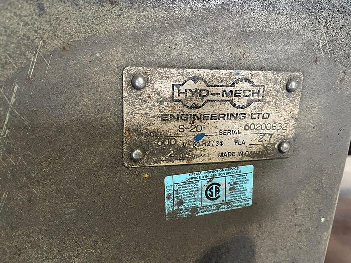 Used “USED” HYD-MECH S-20 Series II Band Saw