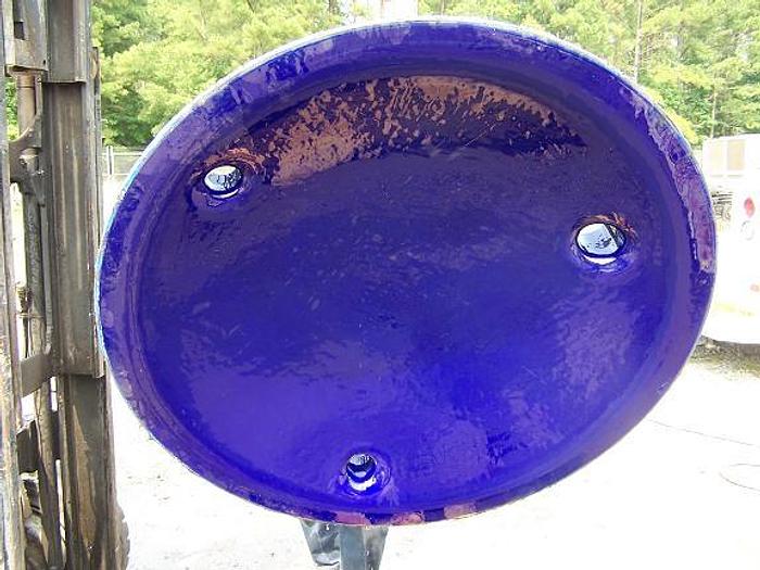 Used Pfaudler Glass Lined #5015 Custom cover for Model VR42-300-25 Vacuum Receiver