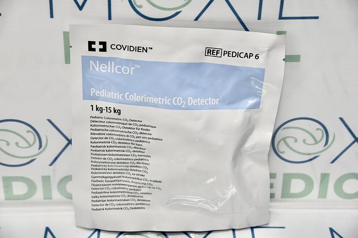 COVIDIEN PEDICAP 6 Colorimetric CO2 Detector, 6/BX