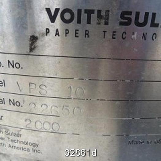 Used Voith VS 10 Pressure Screen #32861