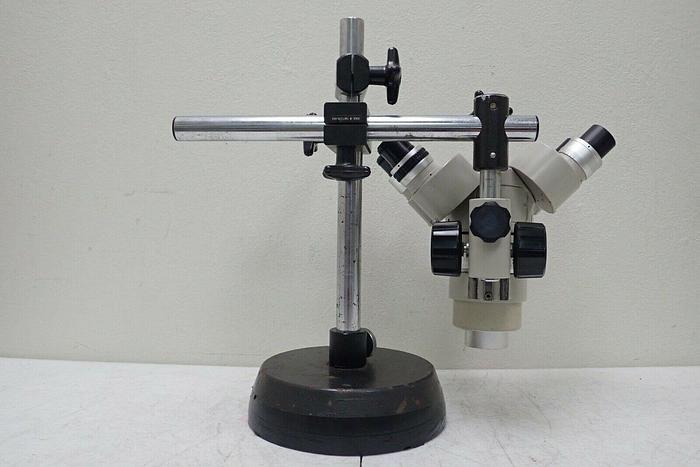 Used Nikon SMZ-10 Stereoscopic Microscope w/ Stand, Nikon S10x & Wild Heerbrugg 10x