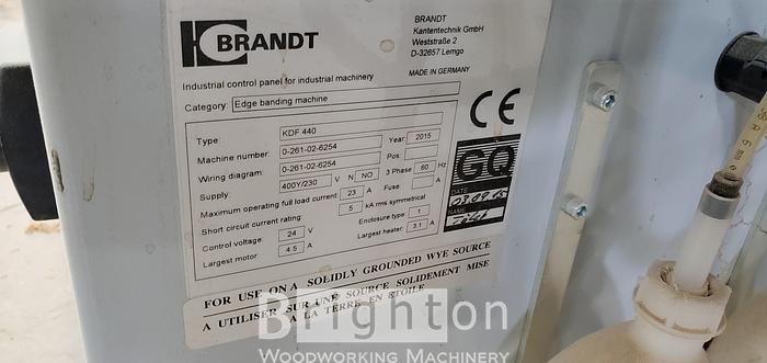Used 2015 Brandt KDF 440c Edgebander #BM2086