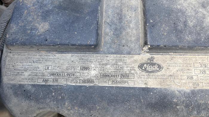 Used 2006 Mack CV713 Granite Tri-Axle Dump Truck