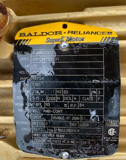 Used Goulds 4'' x 3'' Mild Steel Centrifugal Pump