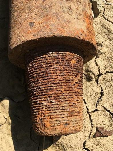 Used 9" OD x 56" L Chisel Bits