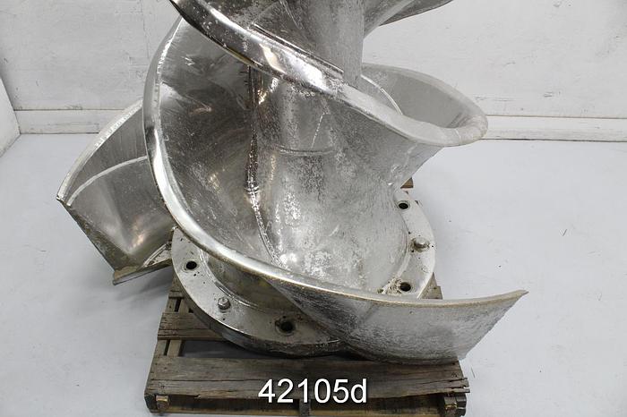 Used Voith HD-18 3-Vane Stainless Steel High Consistency Rotor #42105