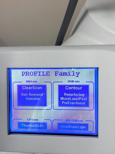 Used Sciton Profile with 1064, Erbium, 1319 and BBL
