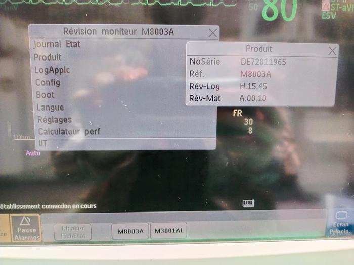 Gebraucht Philips IntelliVue MP40 Patientenmonitor 
