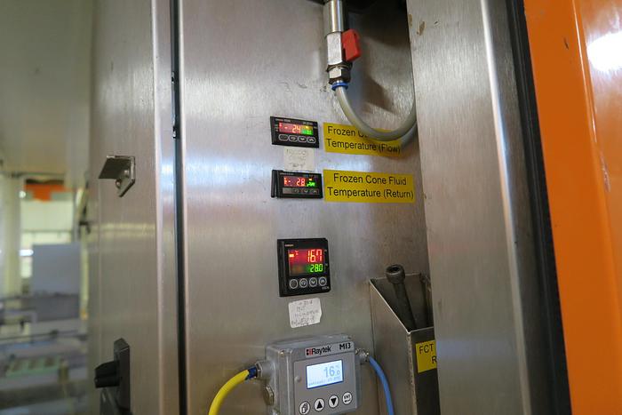 Used Aasted Frozen Cone Chocolate Moulding Line