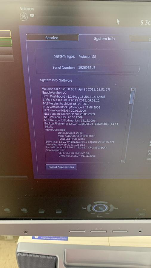 Used 2014 General Electric (GE) Voluson S8