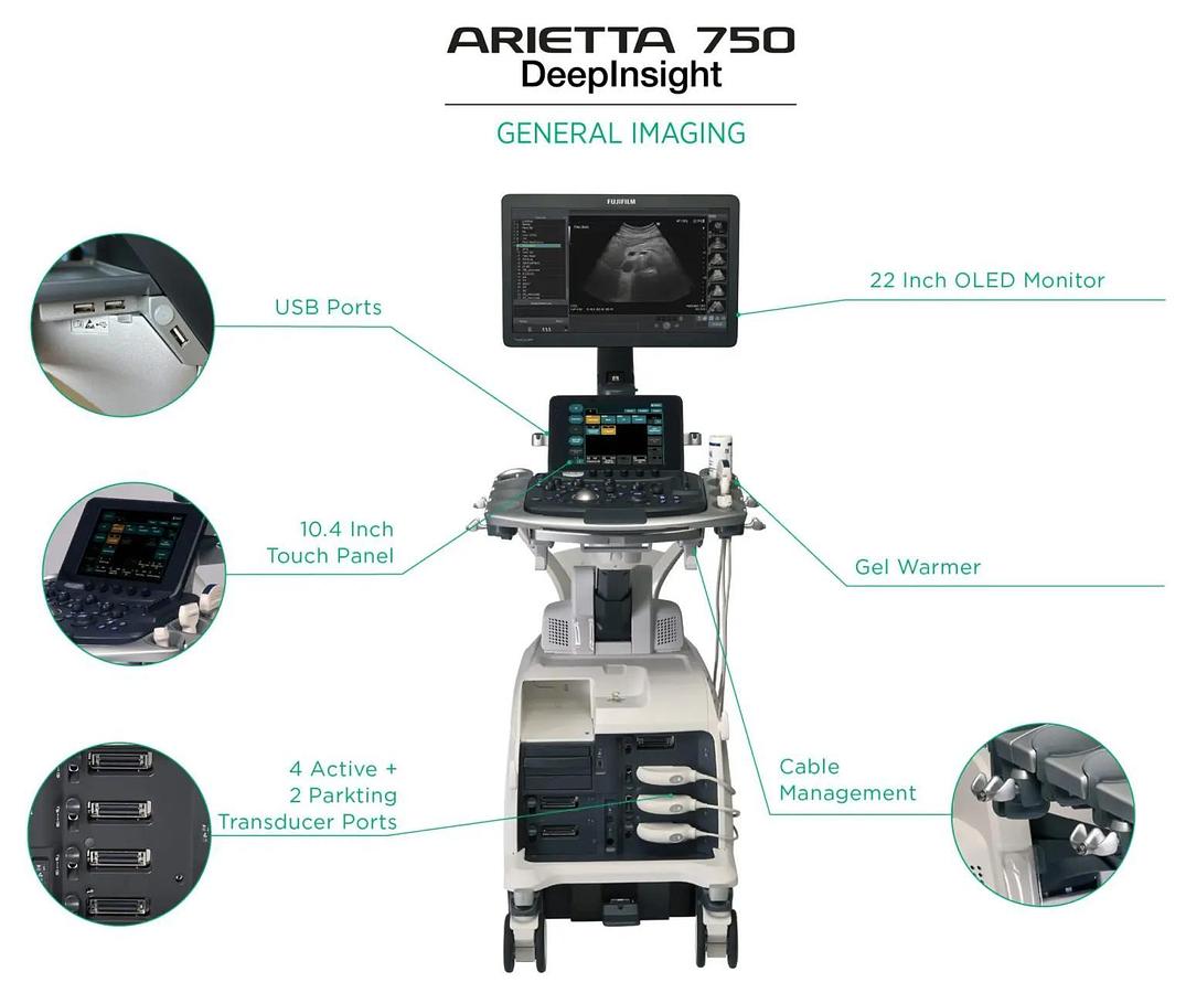 Ultrasonido Fujifilm Arietta 750 (Nuevo | Gama Premium)