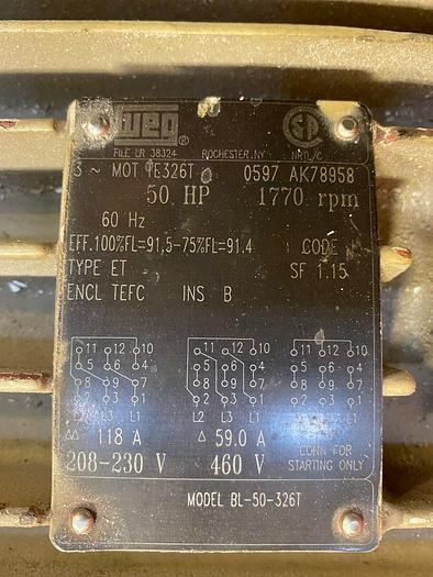 Used CUMBERLAND 15 X 24 GRANULATOR 50 HP