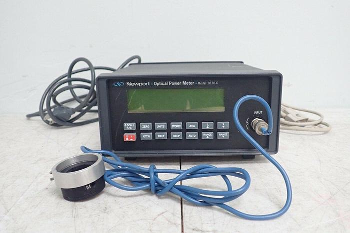 Used Newport Model 1830-C Optical Power Meter with 818-SL Photodetector
