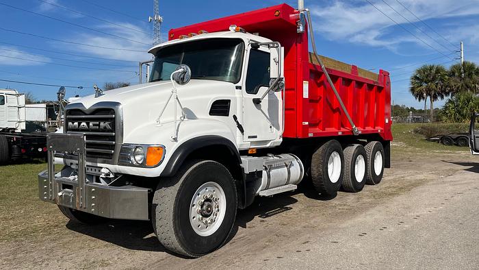 Used 2004 Mack Granite CV713 Tri-Axle Dump Truck