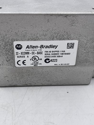 Used Allen-Bradley 22-XCOMM-DC-BASE Ser A