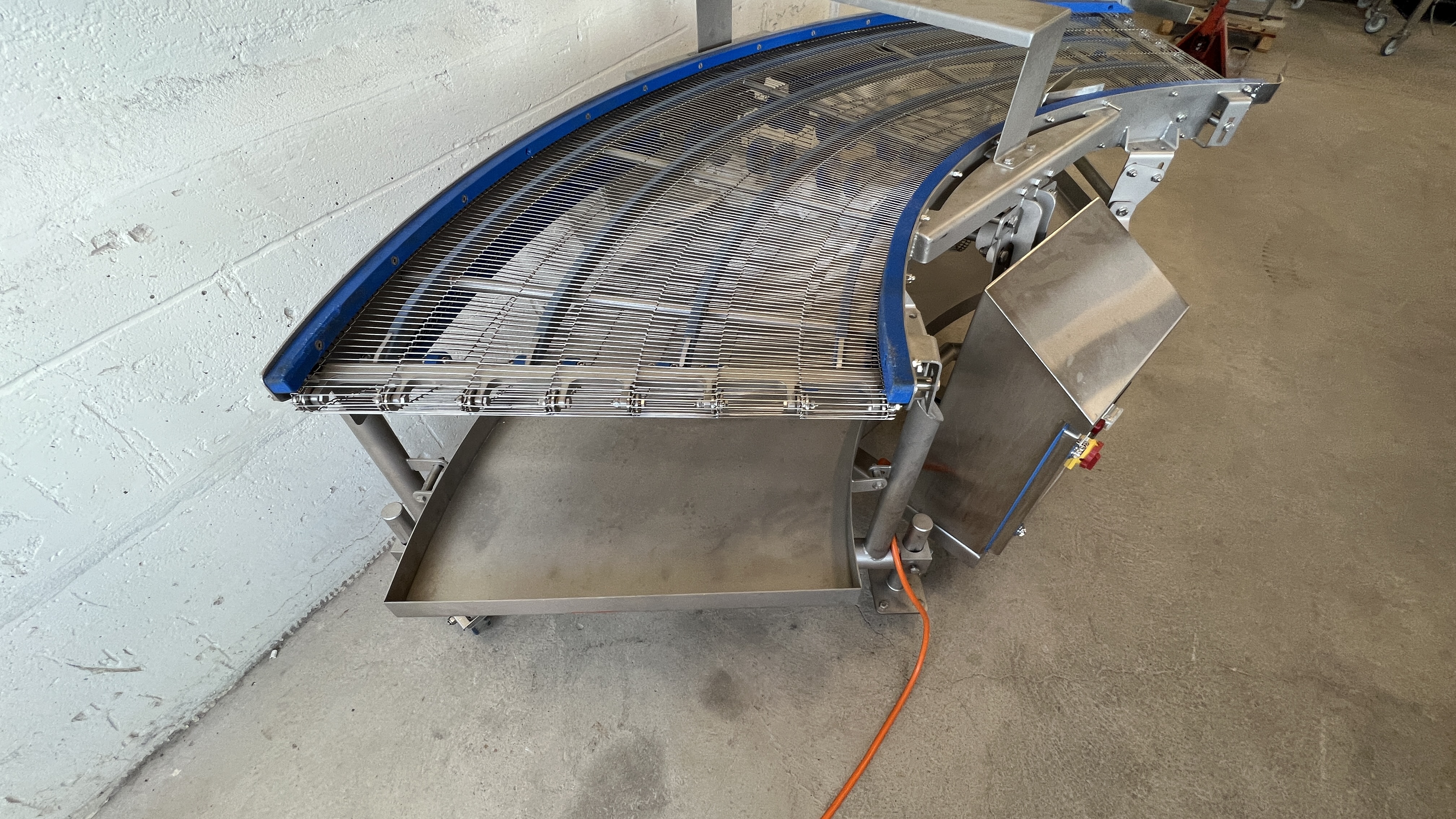 Använd Transportband 90grader, 200x57