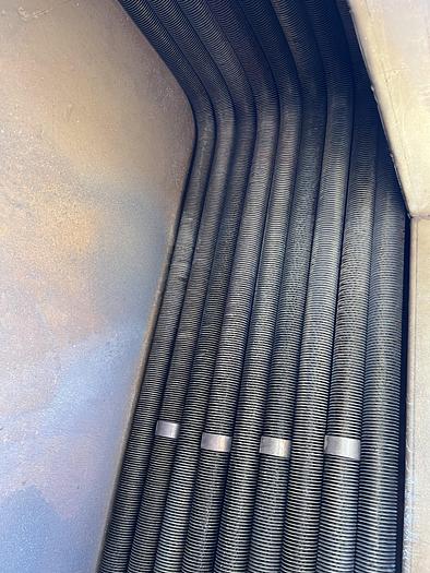 Used Heat Exchanger, Air, 2,528 SF, 550 deg F, Cain Industries #S744457