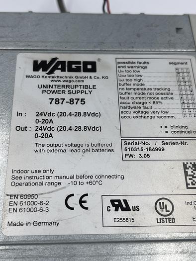 Used Wago 787-875