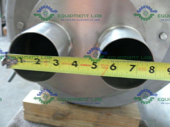 Used WEG 5HP Chicago Blower size 1500 w/ Aeroacoustic 8-TA-2A Tubular Silencer